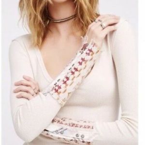 NWT Free People Art School Cuff Thermal